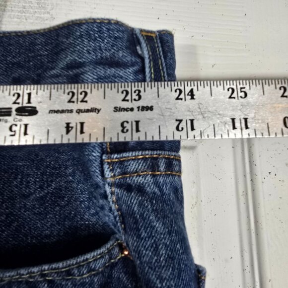 Levi's 550 Blue Jeans 48X29 Men's Straight Leg Denim - Picture 10 of 10